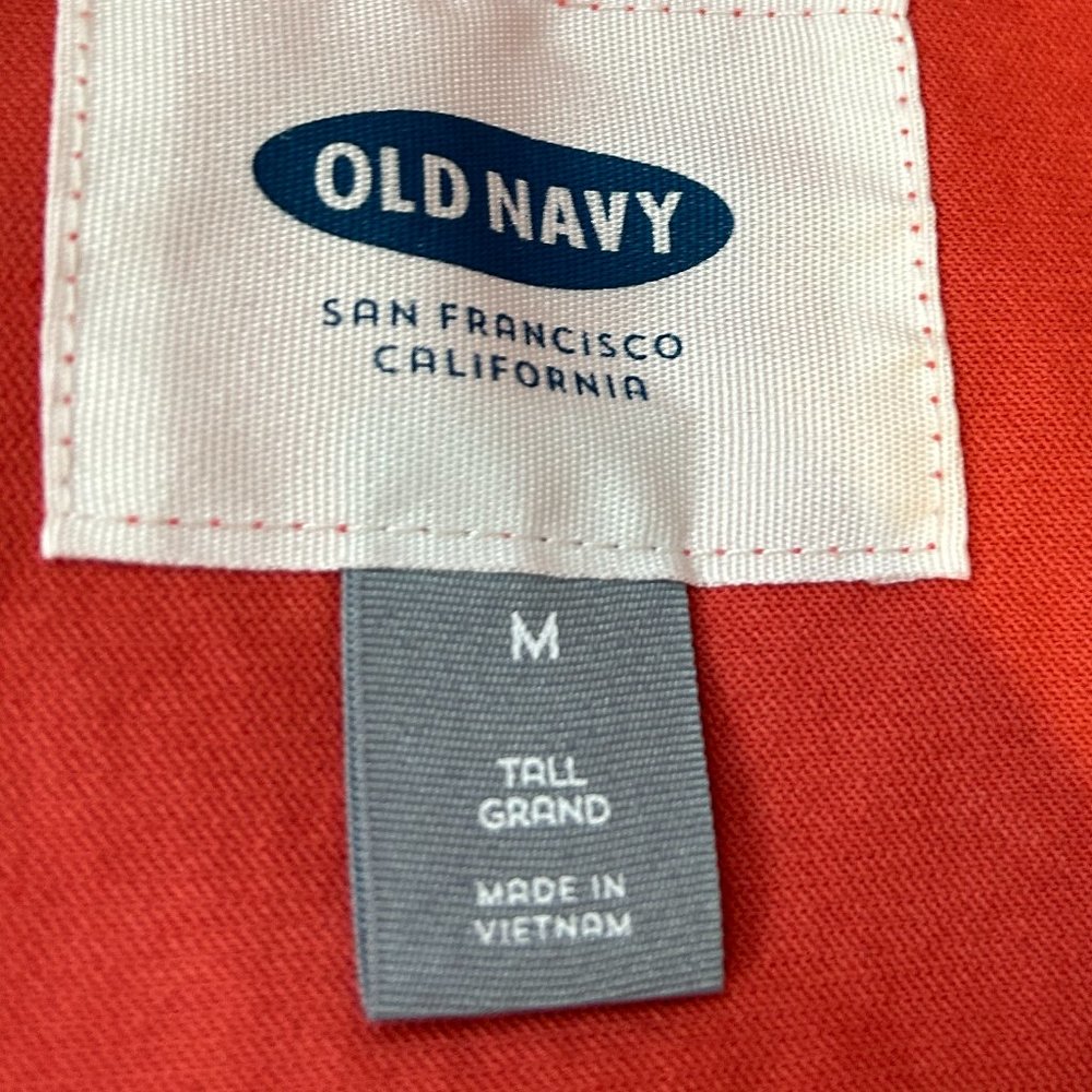 Old Navy Women's Canvas Field Jacket Size Medium Tall - Picture 8 of 11